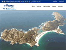 Tablet Screenshot of hotelmontemar.net